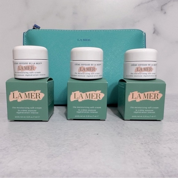 LA MER The Moisturizing Soft Cream 7ml NIB $140 Value - Picture 2 of 3